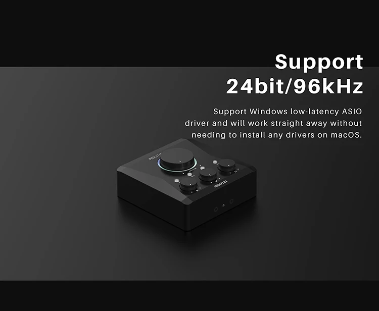 Midiplus Routist RS 2 channel pro Audio Interface 2 In 2 Out Computer Recording Live Equipment Singing USB External Sound Card