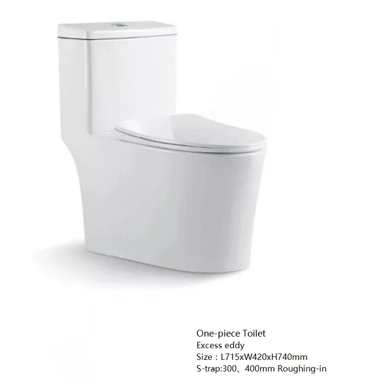 New Technology Creation Modern Ceramic Toilet Bathroom Floor Mounted One Piece Water Closet Wc Siphonic Flushing Toilet Commode