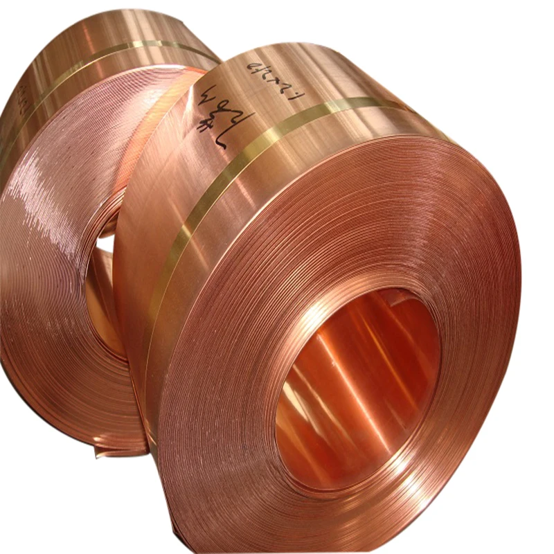 High Quality Copper Foil 0.1mm Copper Foil For Battery C11000 ETP TU1 Copper Strip Coil Manufacturer