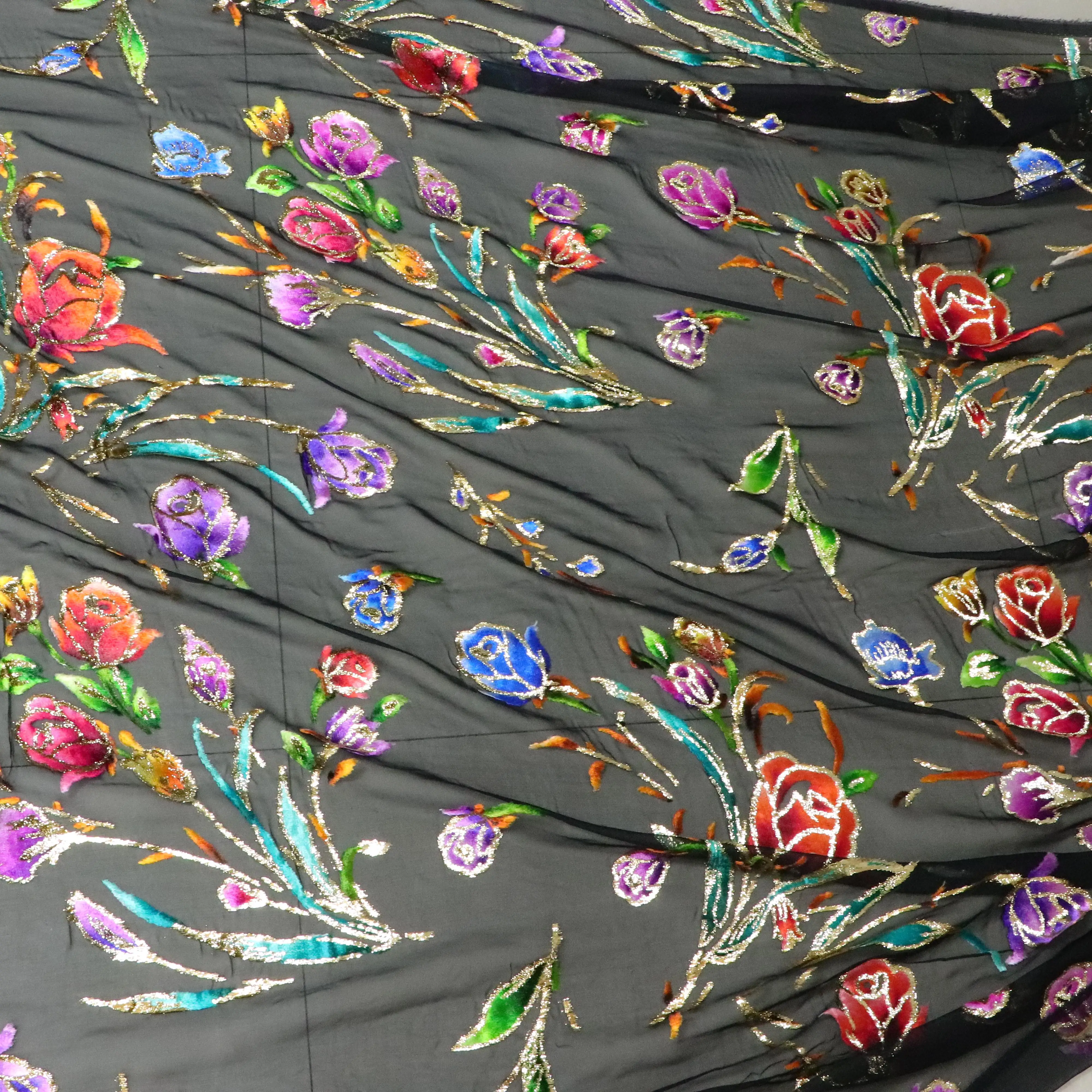 Somalian Dirac Fashion Breathable Soft Smooth hight quantity Silk Velvet Fabric Multi Colors Somali Luxury Silk Jacquard