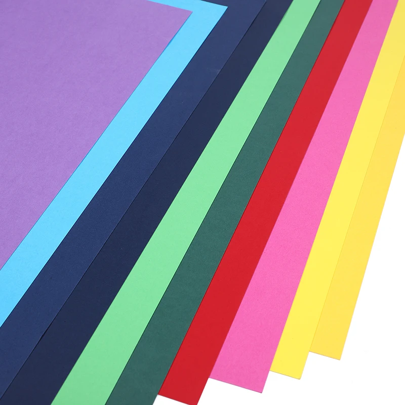 Colorful Printing Paper 180gsm School Color Papel Handmade Diy Craft Cardboard For Child