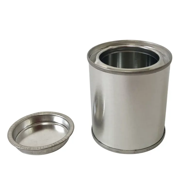 
100ml empty small metal wax tin container candle can with lever lid 
