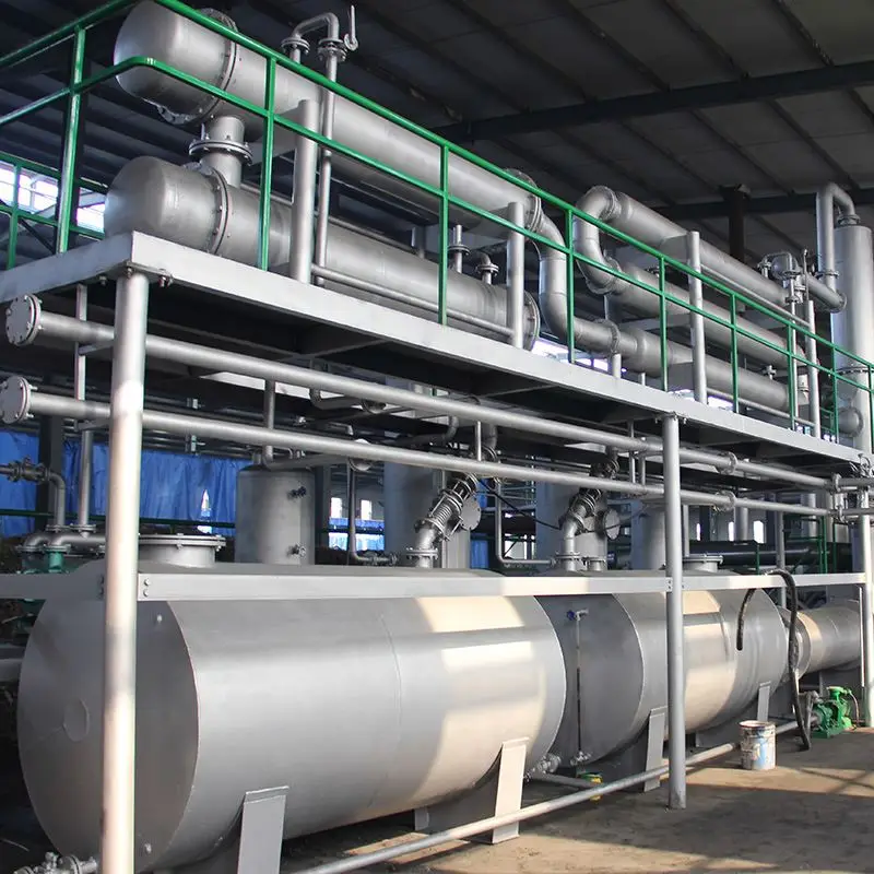 Purifier Used Motor Filter Oil Refining Equipment Vacuum Distillation