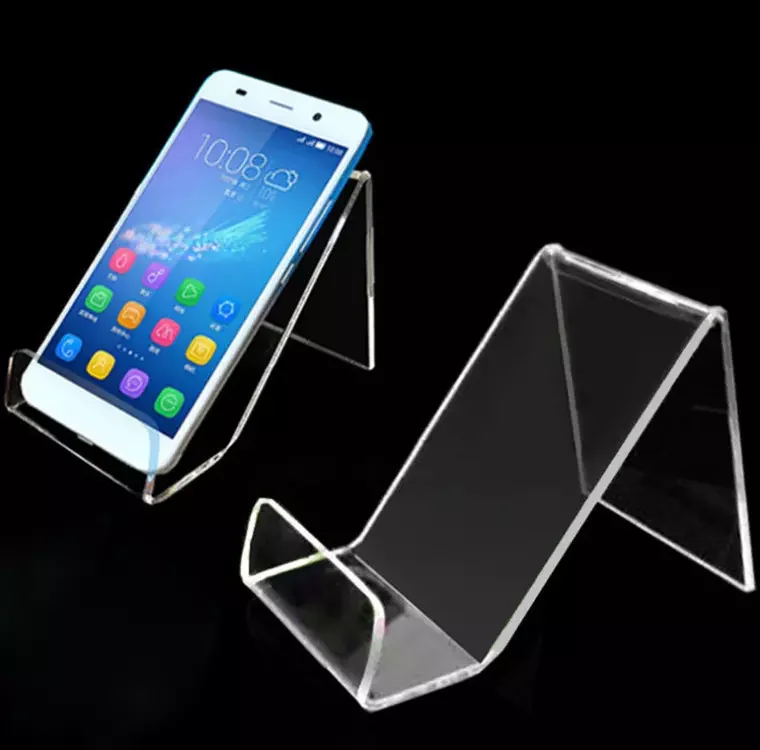 Acrylic Mobile Phone Stand Counter Bracket Tray Display Rack Wholesale