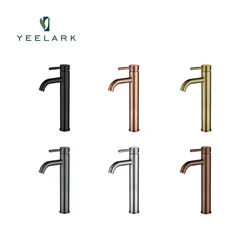 Luxury Stainless Steel 304 Antique Deck Mounted Black Hot And Cold Water Basin Faucet Manufacture Sink Mixer Bathroom Taps