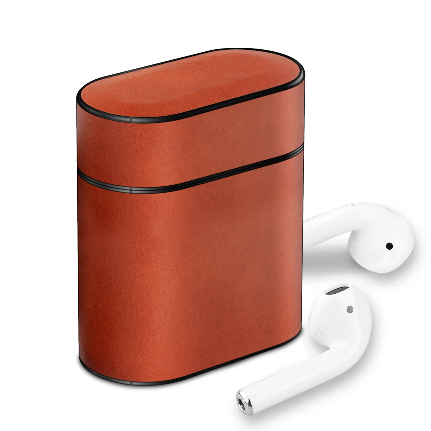 Кожаный беспроводной чехол для наушников Защитный чехол для apple