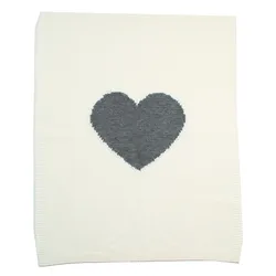 Baby Blanket Cotton Baby Blankets Knitted Swaddles Wraps Soft Blankets For Beds Sleeping Kids Bedding Heart Shaped
