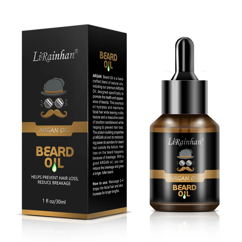 Wholesale Custom Luxury Private Label Pure 100% Organic Vegan Mens Growth Beard Oil