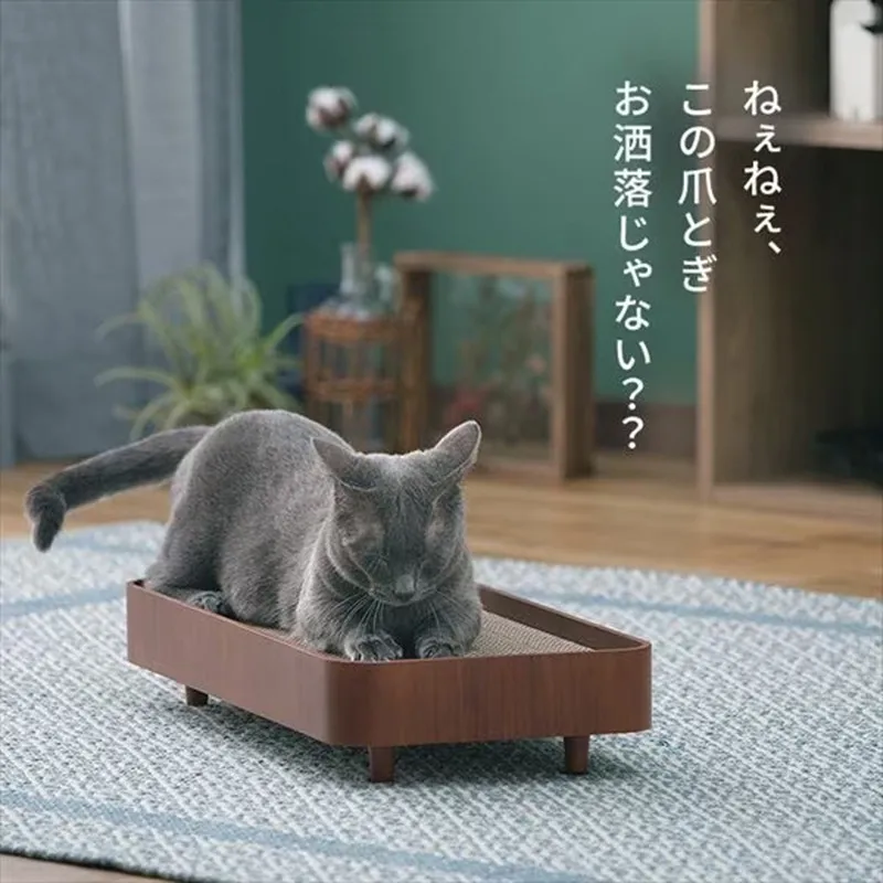 Anti-slide Wood Pet Furniture Elevated Dog Bed Cat Pet Couch Sofa Scratching Toy Board