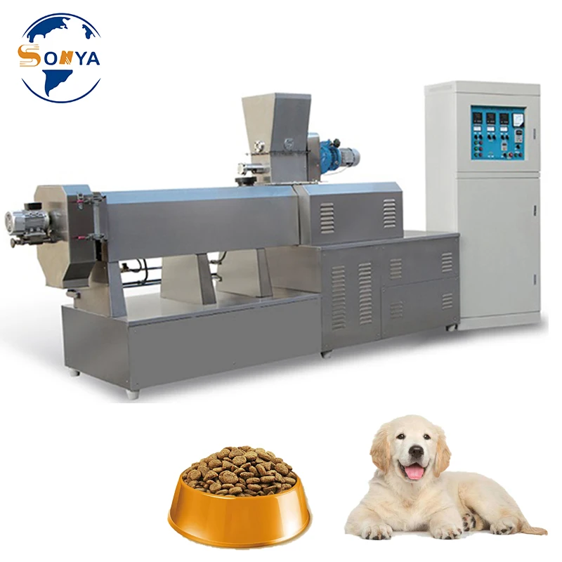 Production Line Mill 2022 Cat Fish Dog Chicken Goat Cattle Poultry Making Use Pet Food Animal Feed Pellet Machine