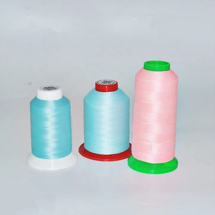 
108D/2 Mixed Color Luminous Sewing Thread for glow in the dark embroidery logo 