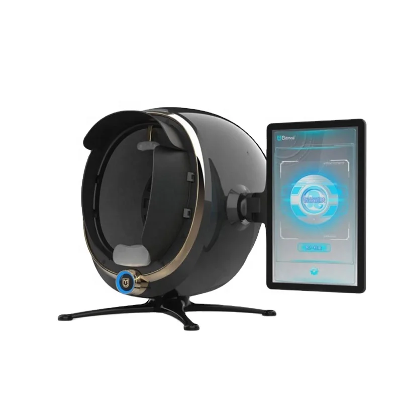 Portable Skin Analyzer Machine Facial 2023 Tester Woods Lamp Scanner 3d AI Face Skin Diagnostics Spa Home Use 8 Spectrum Jiahau