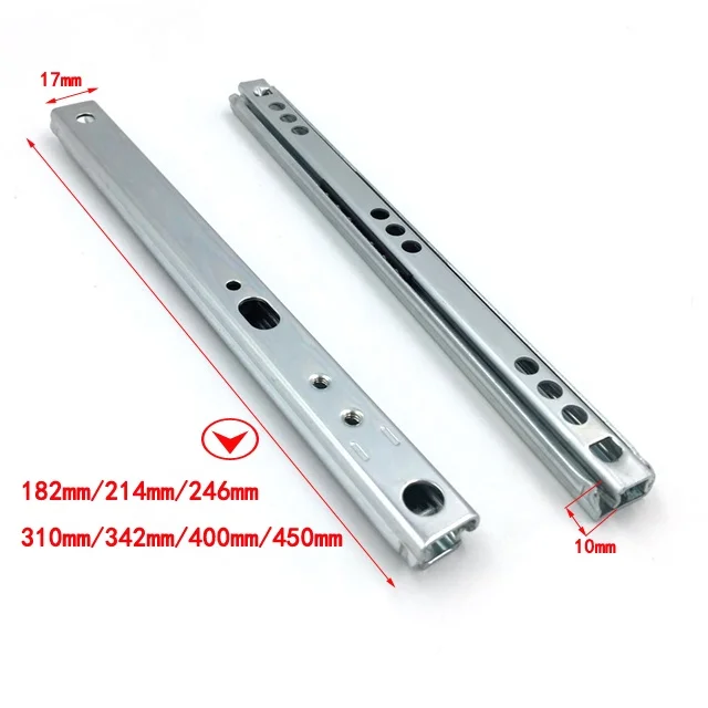 FGA 17mm Mini Partial Extension Ball Bering Two Way Travel