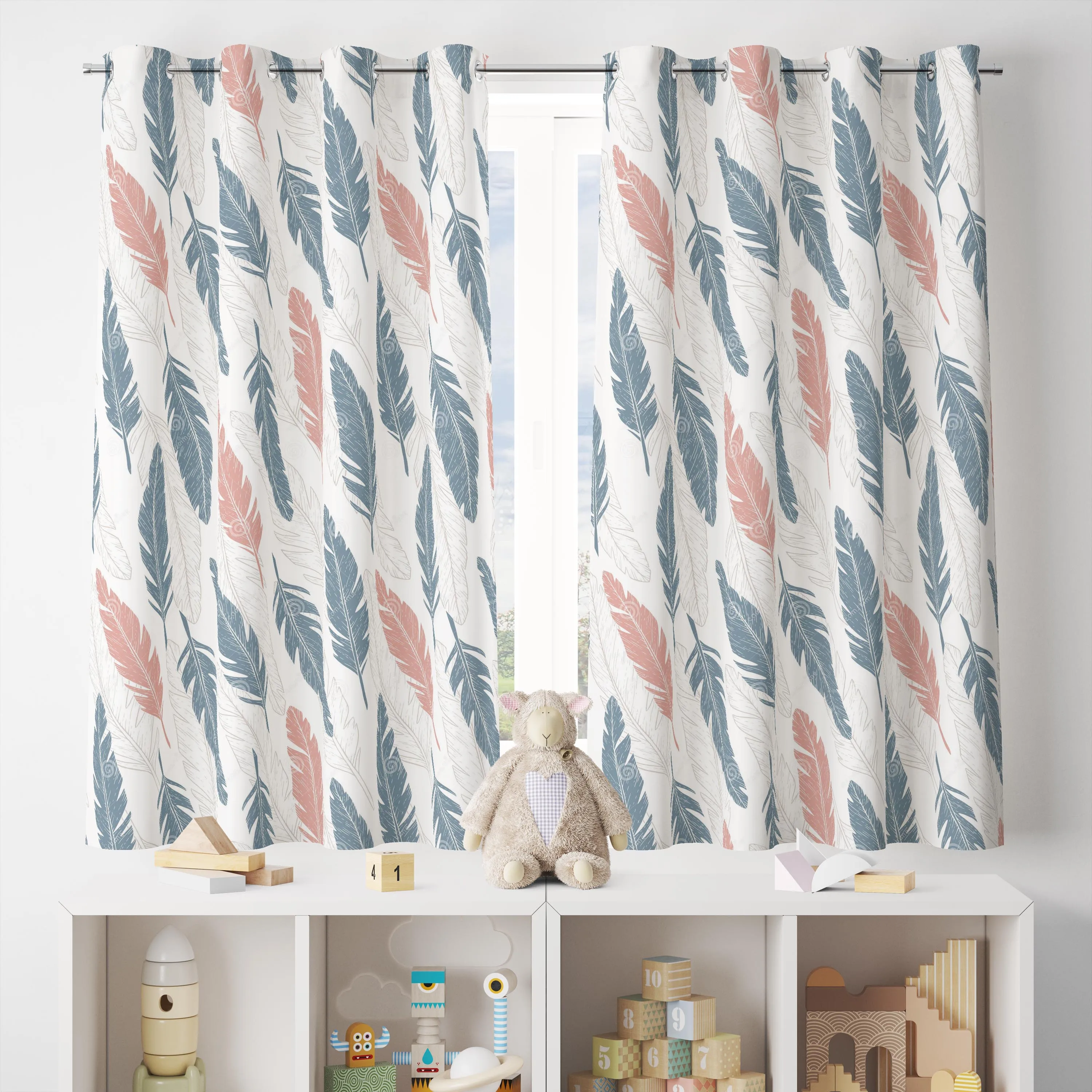 High Blackout Opaque Kitchen Curtain With Thermal Insulation For Window Wholesale