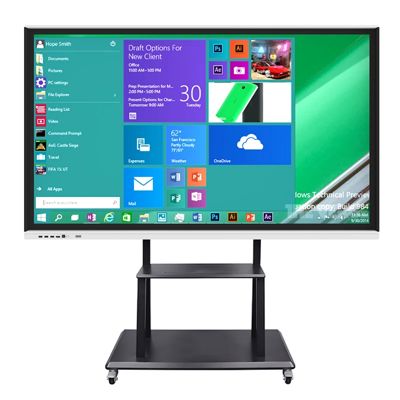 Touch Screen Whiteboard for School Meeting Room Room Electronic Smart Board Interactive Whiteboard LG 55 inch LCD Display Panel