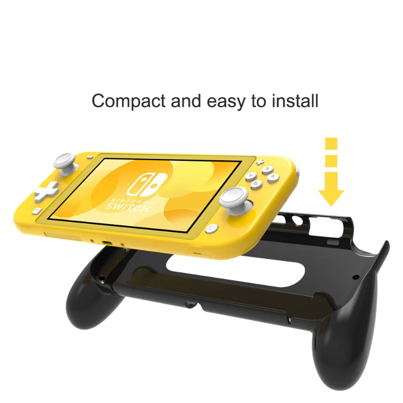 For Nintendo Switch Lite Console Cover Full Protective Back Cover Anti-slip Handle Bracket Grip Case Video Game Accessories