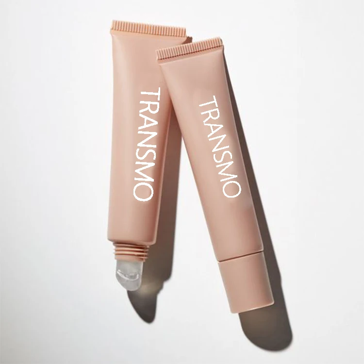 Reusable eye cream lip balm packaging silicone gloss lip balm tube 15g lip butter balm squeeze tubes lipgloss