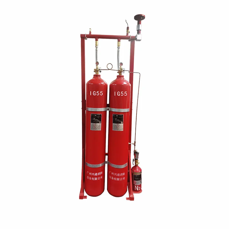 80L Automatic IG55 Gas fire suppression system Clean Agent