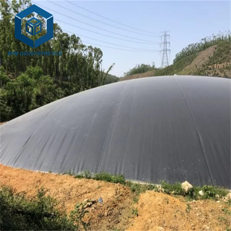 Геомембрана HDPE 1 мм геомембрана для Биогазового варочного котла в Колумбии