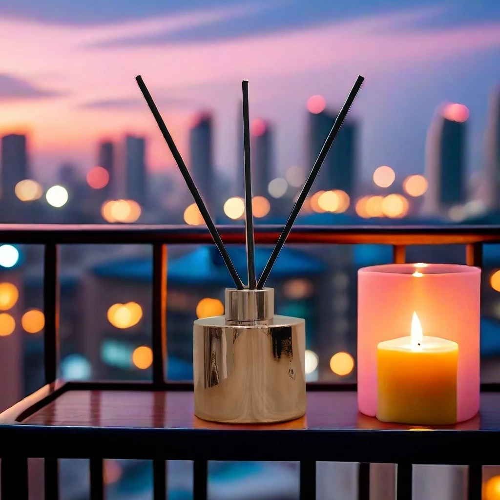 Woody Scent 120ml Reed Diffuser Aromagic Luxury Sets Packaging Rich Fragrance with Baltic Sea Amber Aroma Sticks for Home Hotel