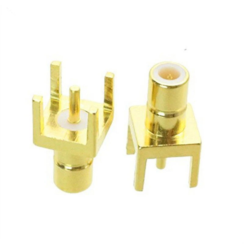 High quality SMB Male Center Solder For PC Board PCB Mount Straight RF Connector