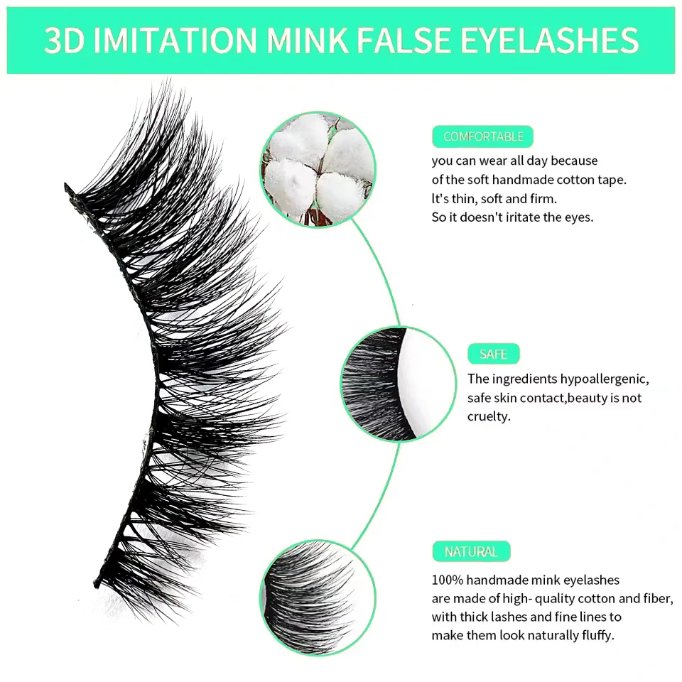 Tape Book Light Individual Supplies Volume Magnetic Diy Trays Lift Extensions Kit Cluster Mink Strip Lashes Wholesale