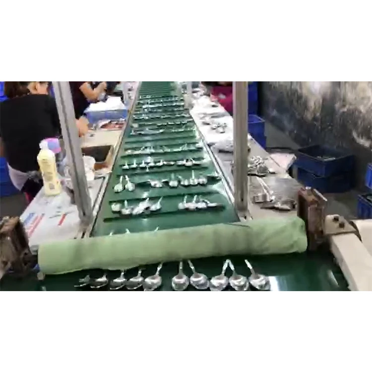 Sunglory Automatic production line Stainless Steel Cutlery Knife Spoon Fork Circular Ultrasonic Cleaning And Drying Machine