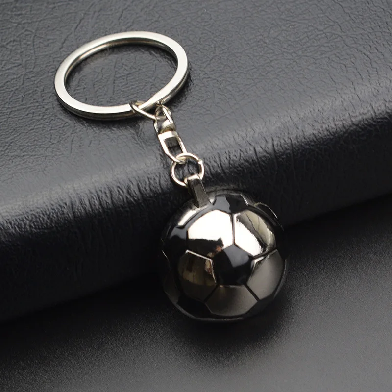 AA018199 Fashion Style Football Shaped Metal Keychains for Souvenir Gift car 3d keychain