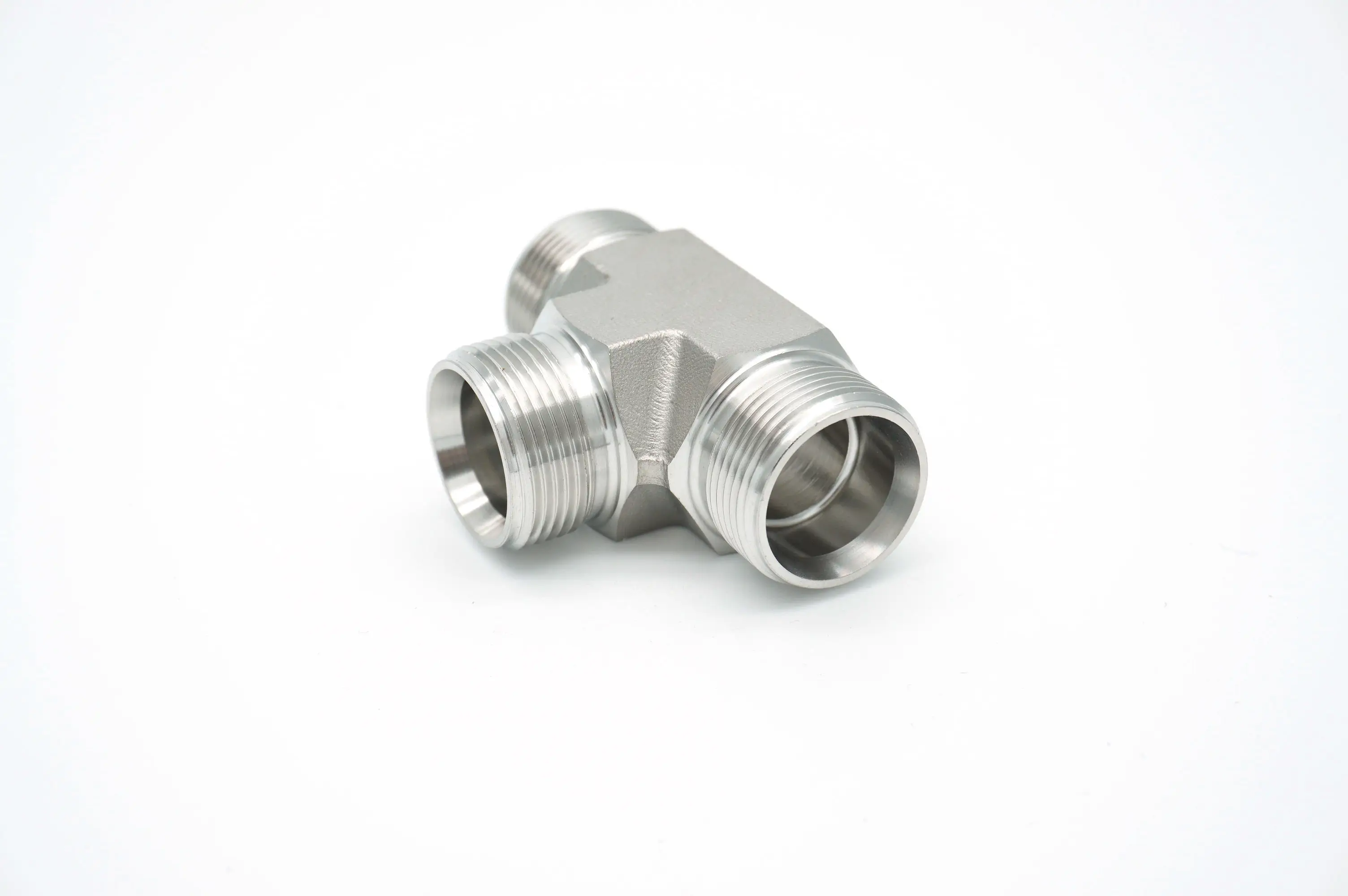 Hydraulic Connection Factory Manufacturer Hydraulic Pump Adapter Carbon Steel  Equal Tee Fittings