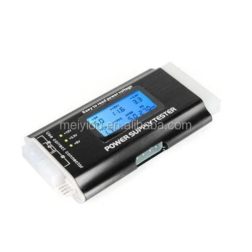 20 / 24 Pin PC ITX ATX BTX SATA LCD Computer Current Power Supply Voltage Tester