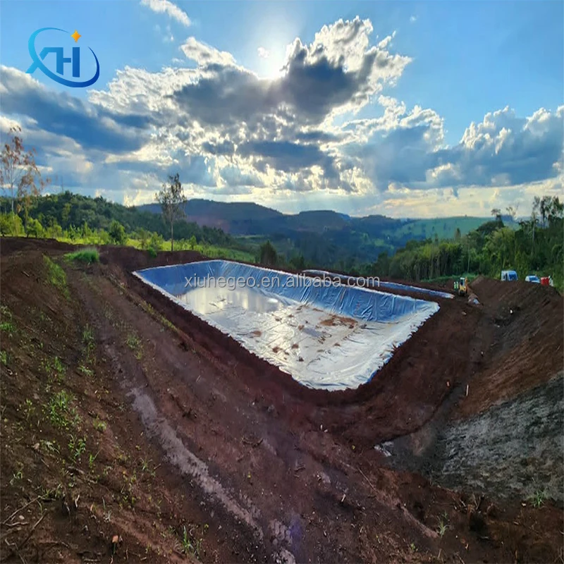 1 мм 2 3 геомембраны HDPE лайнер заводская цена рыбоводная ферма Креветочный пруд свалка искусственное озеро геомембранный