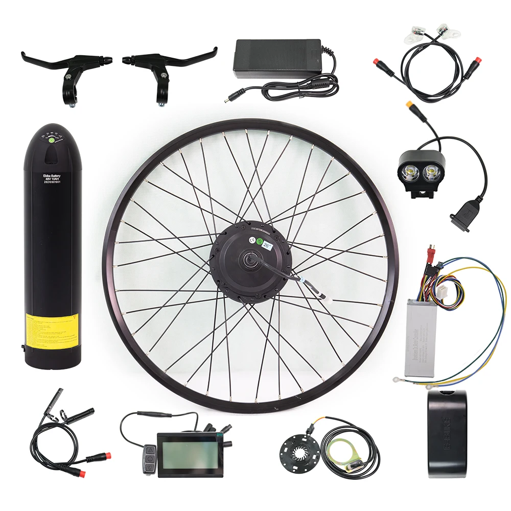 20/24/26/27.5/29 inch mid drive conversion kit hidden power electric bike kit 36v 250w electric bike conversion kit