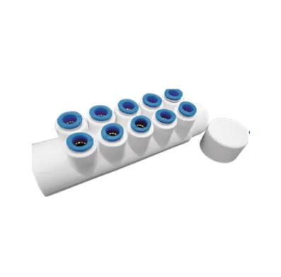 10 ports air manifold  bubble jet manifold quick connect manifold 32X8mm