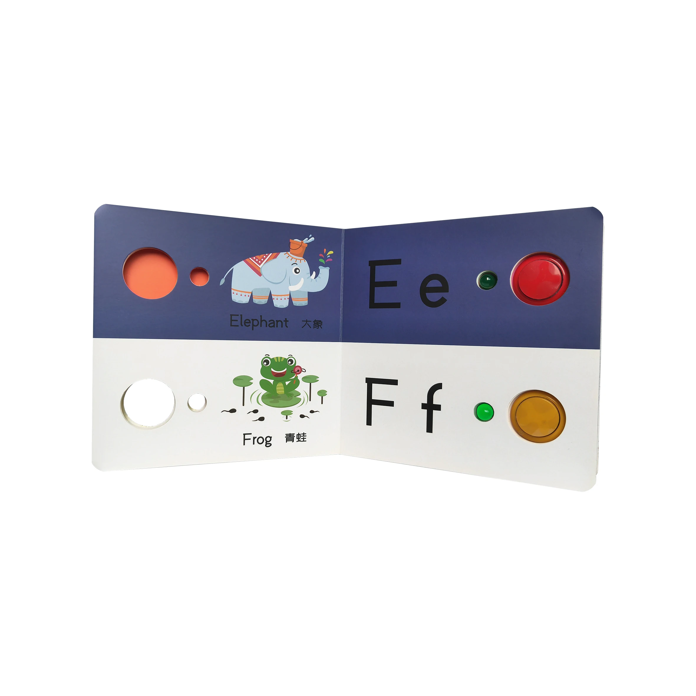 Educational Animal Sound Baby Books Musical Push Buttons Story Toys Early Children Sound Books For English Study