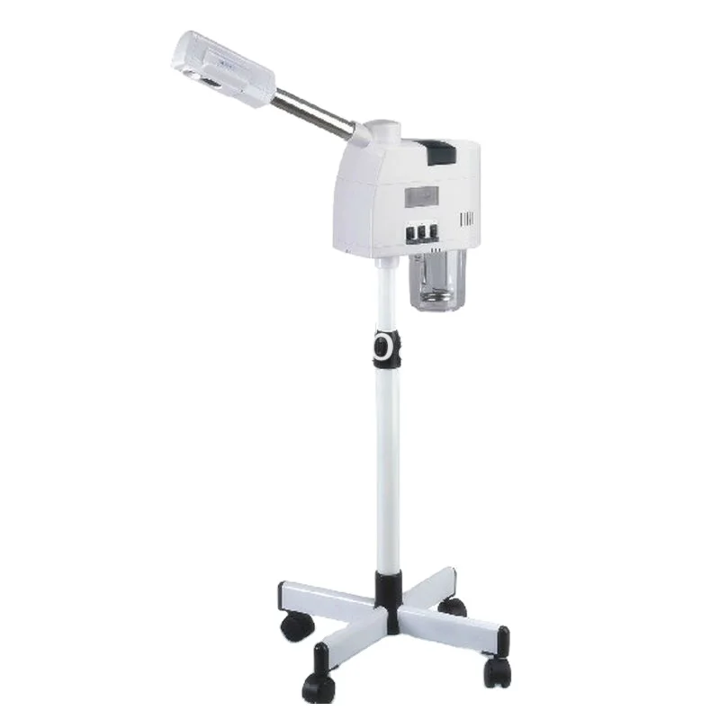 Super September Floor-Standing Hot&Cold Ozone Spraying Facial Steamer Deep Cleansing Inhaler Salon Equipment