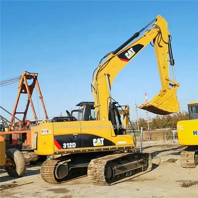 CAT 312 D Caterpillar Used Excavator Crawler Excavator Second Hand Japan Engine CAT 312D