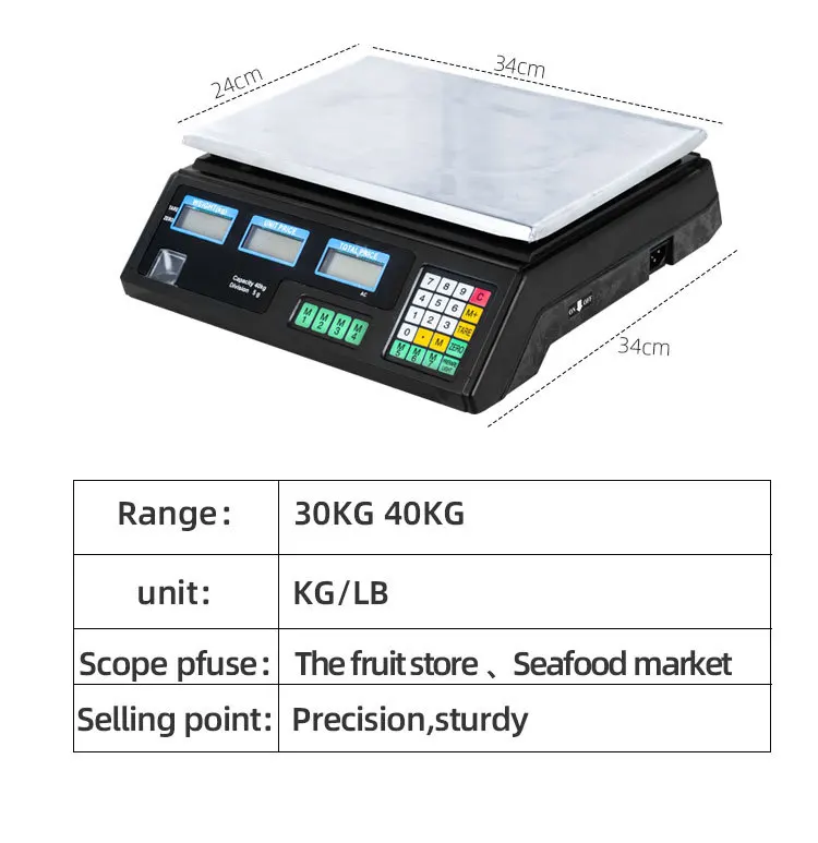Wholesale Price Hot Selling Digital Food Kitchen Weight Scale For Sale ACS Electronic Balance Price Computer Manufacturer scales
