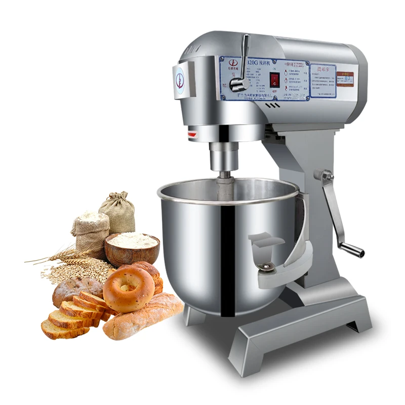 Batidora Industrial Commercial 10l 20l 30l 60l 80l Kitchen Stand Planetary Food Batter Bread Dough Cake Mixer Machine For Bakery