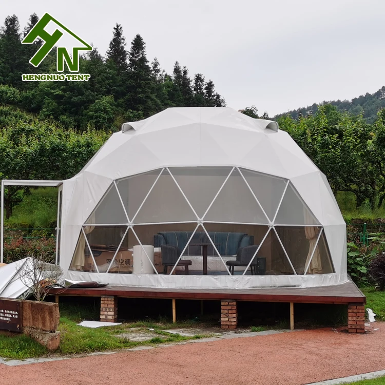 Beach Camping Tent House by The Sea Attractive Resort Luxury Membrane Dome Tent