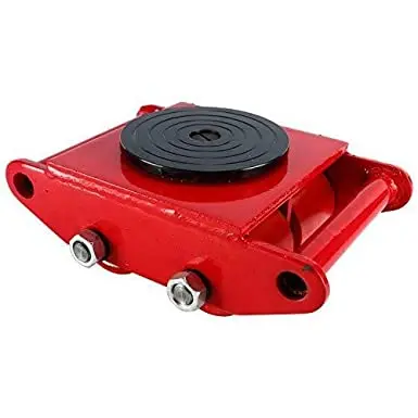 Industrial Machinery Mover Machinery Skate Rollers 6T Heavy Duty Machinery Trolley with 360 Degree Rotation Cart
