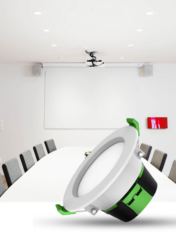 Luminans Super Bright fire rated listed Recessed Round LED Ceiling Lamp AC 220V-240V Indoor Lighting led downlight for Housing