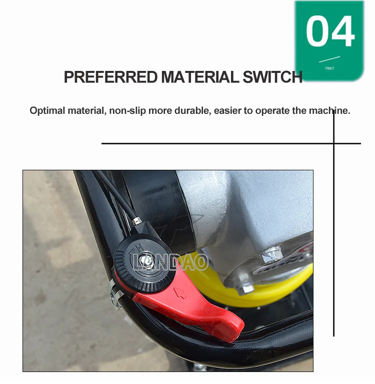 Construction Road Portable Tamper Vibratory Electric Compactor Tamping Rammer