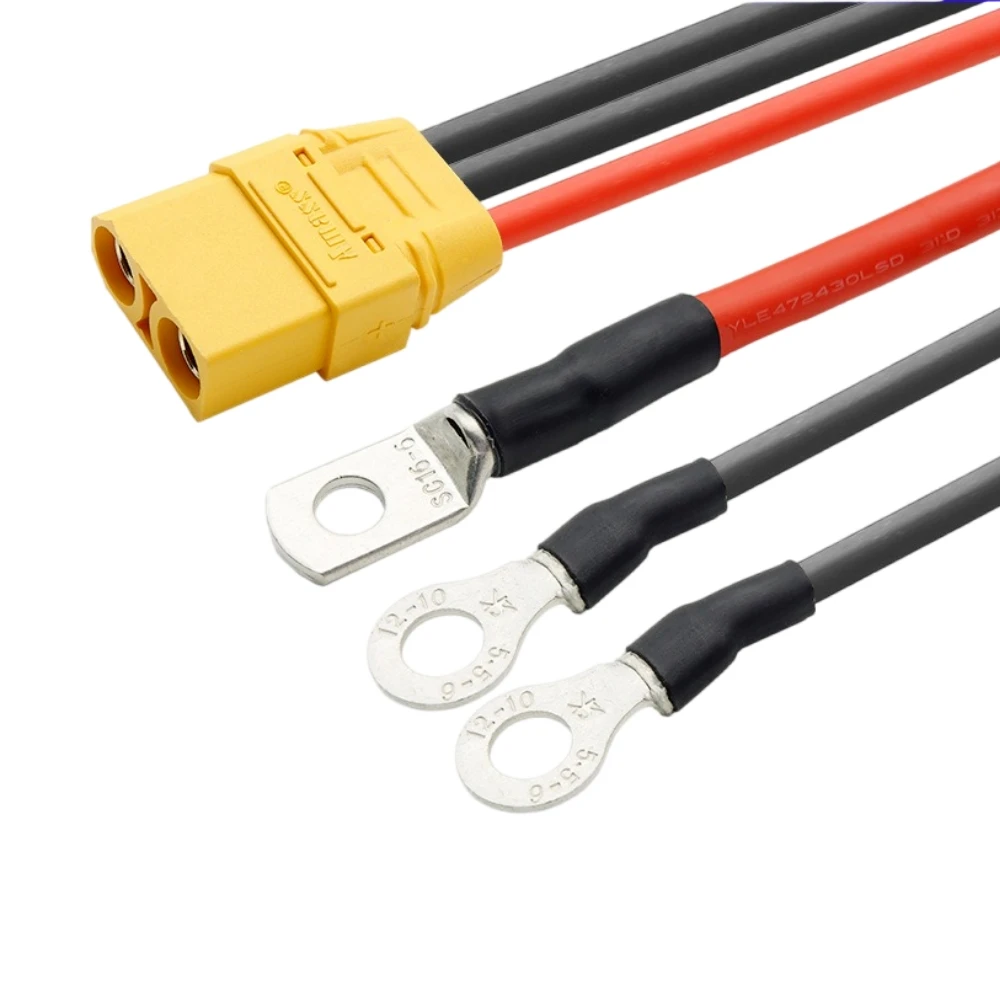 Custom New Energy Harness Big Current Lithium Connector XT90 XT60 Photovoltaic PV Cable