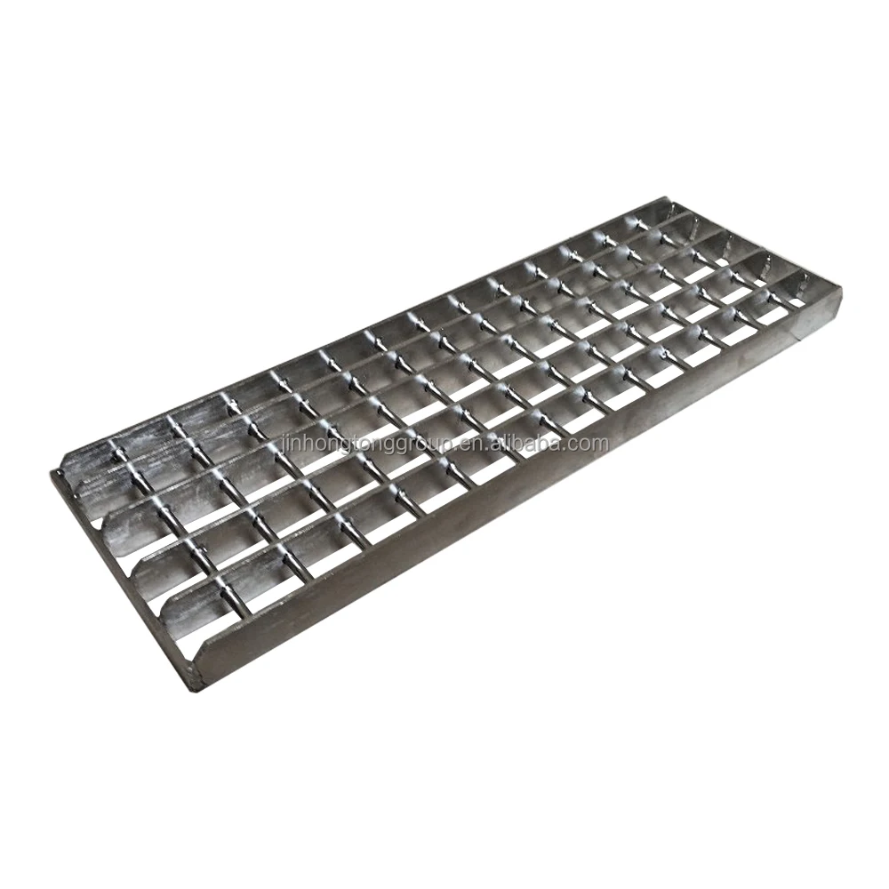 Supply Factory Galvanized Metal Steel Grating Walkway Platform Stair Treads Trench Drainage Cover