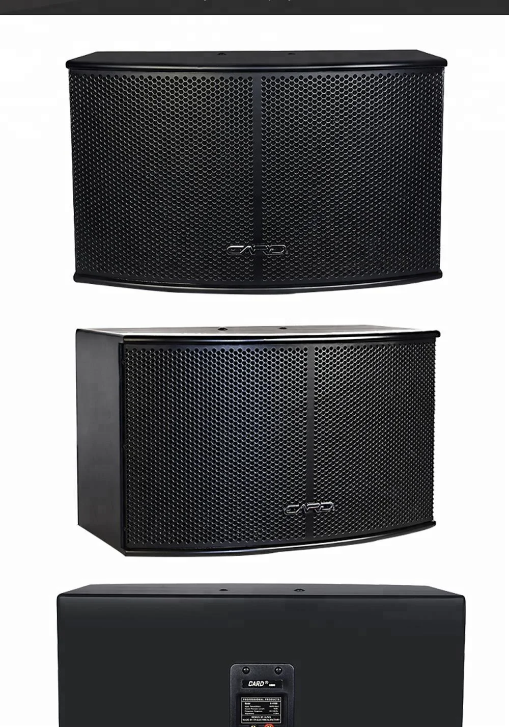 Acoustic Design Professional Speaker Unique Appearance High Density MDF 10 Inch 180W Speakers