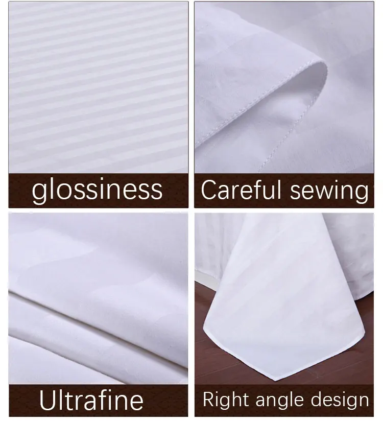 Hotel hospital linen bed sheets 200 230 custom logo bedsheet cotton sheets for beds 100otton