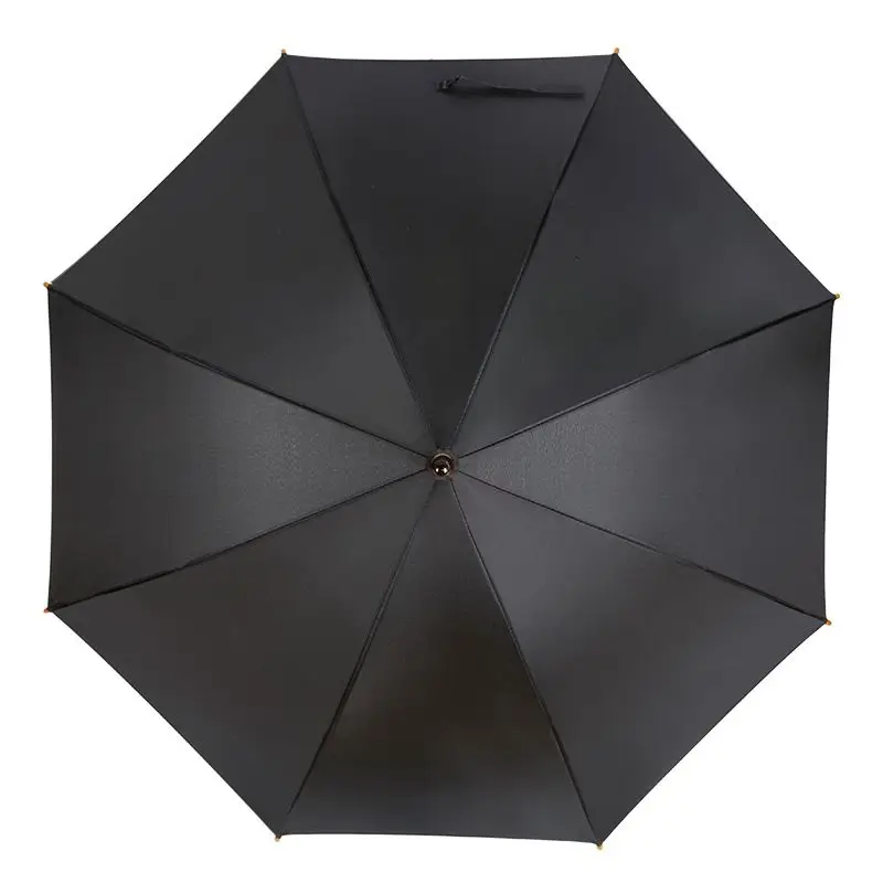 23 inches customized wooden shaft auto open straight umbrella