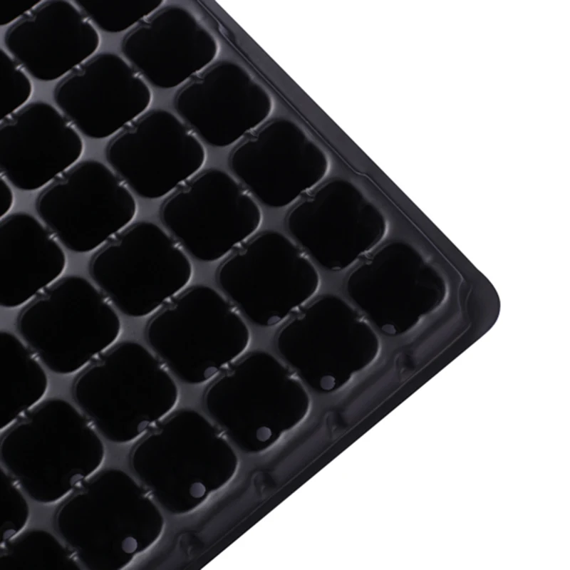 manufacturer high quality plastic rice seedling tray PVC/PS seedling tray for vegetables nursery