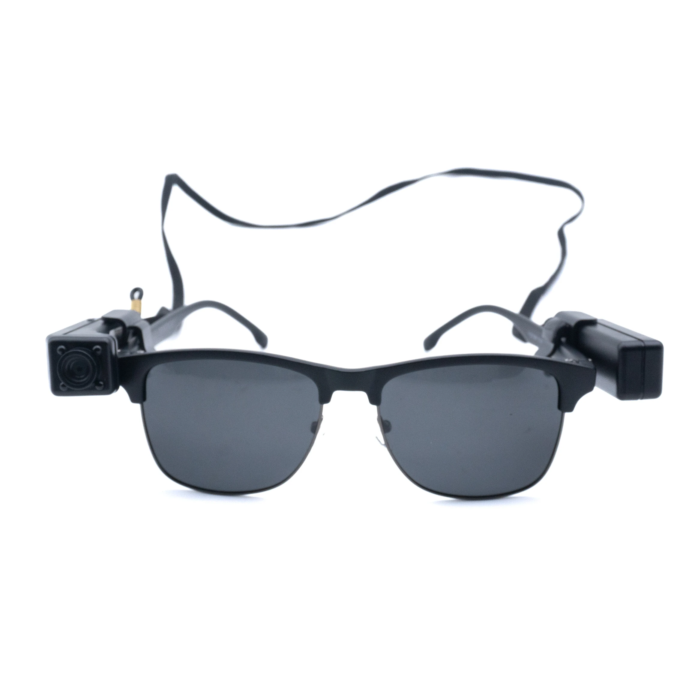 Mobile phone human visual video wifi first person perspective night vision IP camera on Glasses Legs