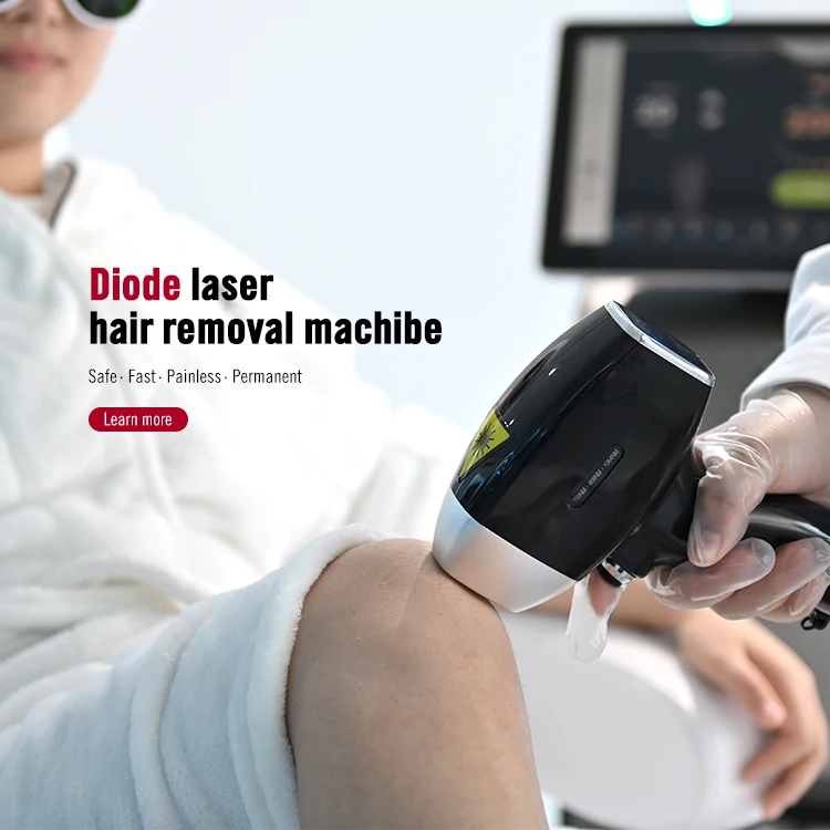 2023 Newest Professional Cloud computing Ice Cooling Titanium 1200W 755 808 1064 diode laser hair removal machine